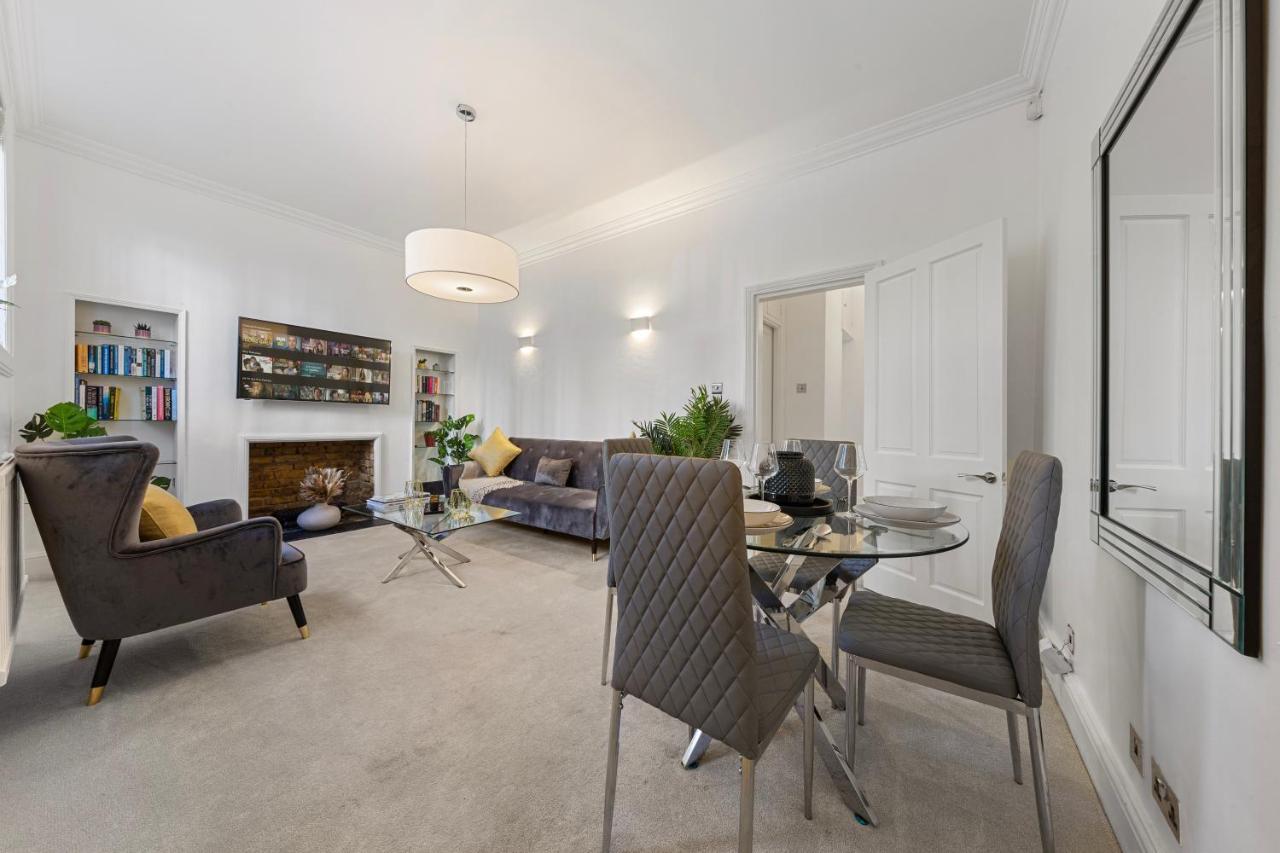 Harrods 2 Bed Lux Flat W/Patio Apartment London Bagian luar foto