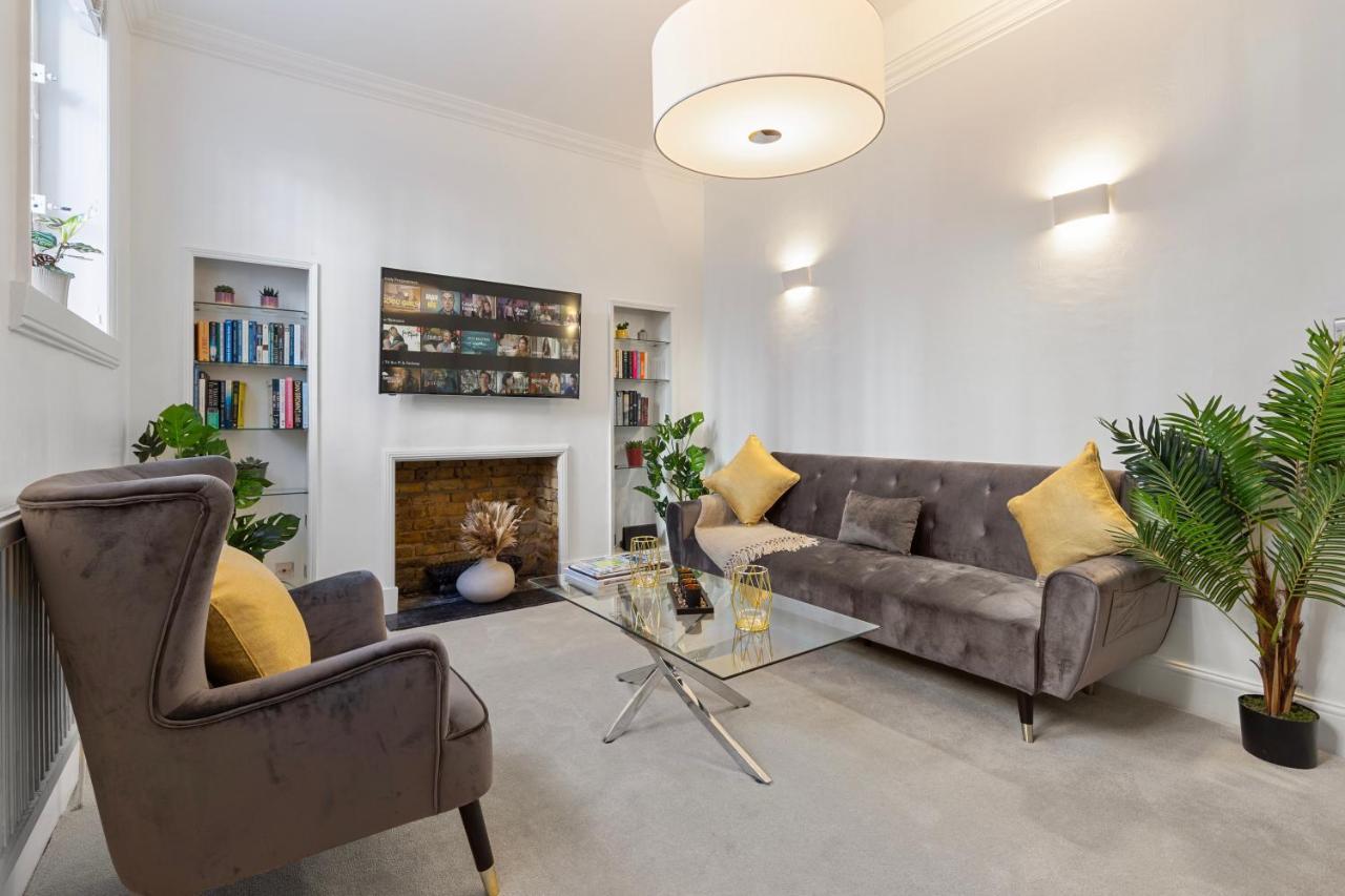 Harrods 2 Bed Lux Flat W/Patio Apartment London Bagian luar foto