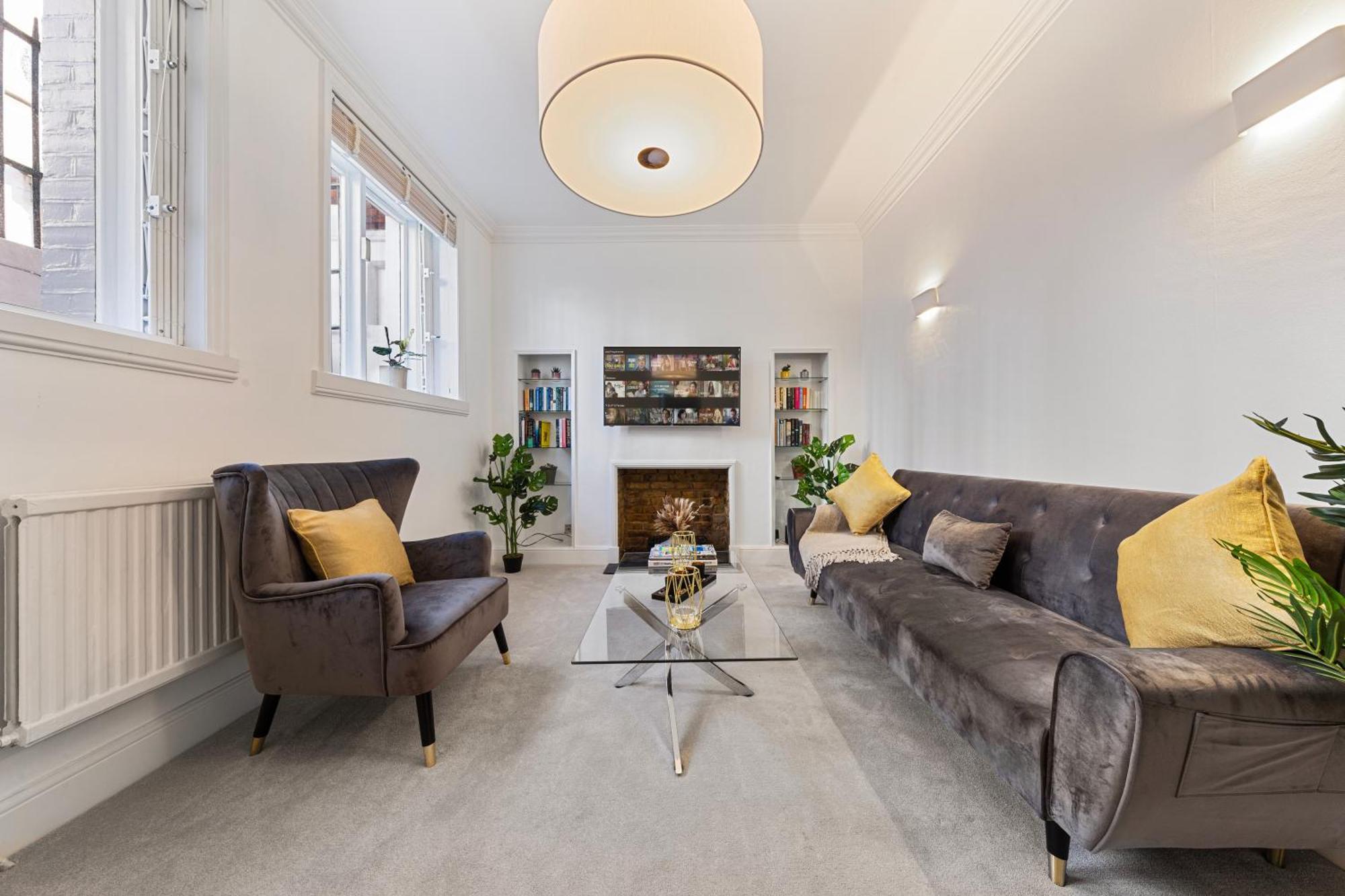 Harrods 2 Bed Lux Flat W/Patio Apartment London Bagian luar foto